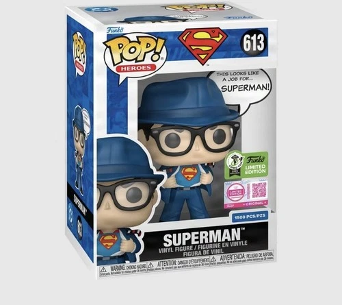Funko Pop Superman ECCC 2026 Con Sticker Exclusive LE 1500 Presale + Protector