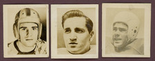 1948 Kellogg's Pep Football Lot, Norm Standlee, Charlie Trippi, Lou Groza Browns