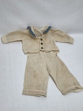 Antique Teddy Bear or Doll Pants & Jacket Sai...
