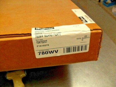 Hoffman 780WV Gland Plate Enclosure 10lbs ea. Factory Sealed Box