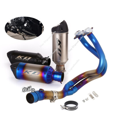 For Kawasaki Ninja 650 Z650 2017-2023 Exhaust System Muffler Header Link Pipe