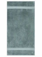 Yves Delorme Bath Towel 28” X 55” Etoile Blue/Green  Organic Cotton & modal