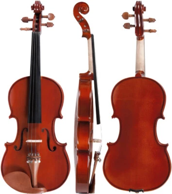 DE Geige (Violine) 1/4 M-tunes No.150 hölzern - spielbereit - Bild 1 von 4