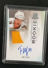 TYLER MYERS 2009-10 The Cup Auto Patch RC Rookie Card #132 #181/249