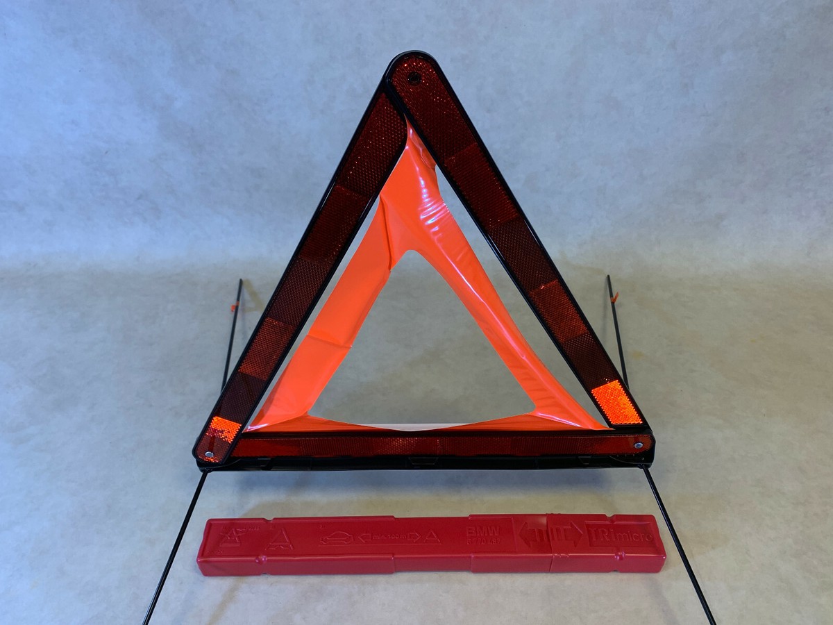 BMW MINI 1 2 3 4 5 6 7 X3 X5 X6 OEM Hazard Warning Triangle with