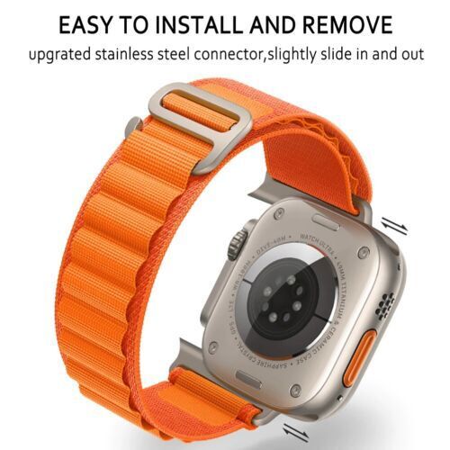 Alpine Loop Band For Apple Watch Ultra 38 41 42 44 45 49mm Series 9 8 7 6 5 SE 4 - Picture 4 of 48