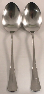 Oneida Community PATRICK HENRY * Set of 2 * Table / Serving Spoons 8 1/4''