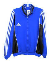 ADIDAS VINTAGE 2002 Track Jacket Dolman Sleeves 3 Stripe Logo Color Block Retro