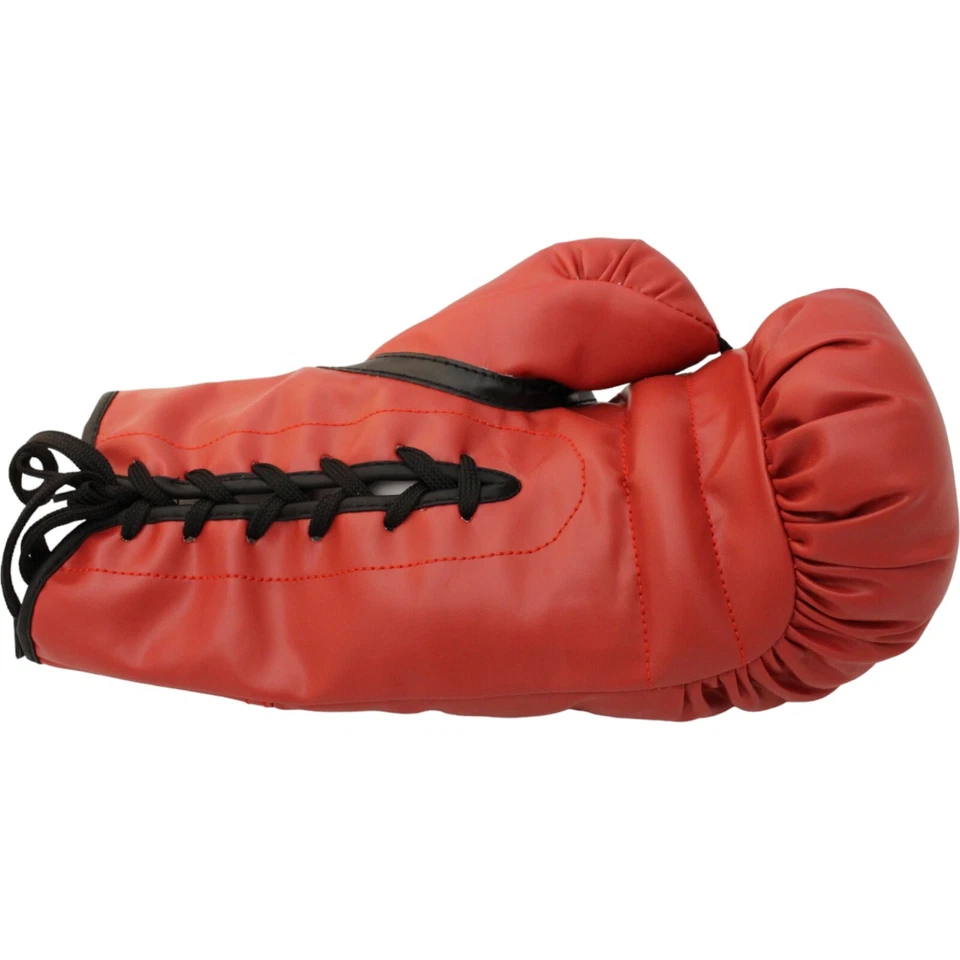 Roberto Duran Autographed/Signed Red Left Boxing Glove Beckett 44774 - Image 4 of 4