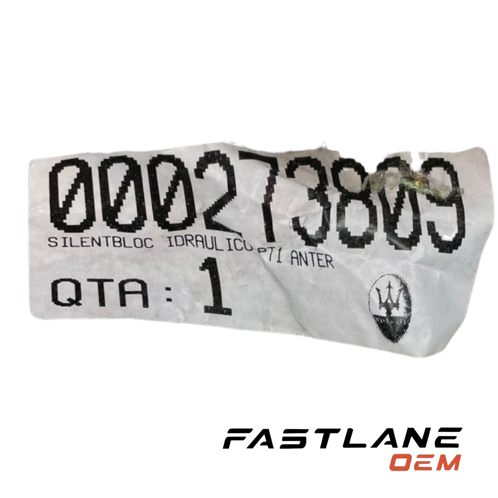 2012-2015 MASERATI GRANTURISMO SUSPENSION BUSHING SILENT BLOCK NEW OEM 000273809