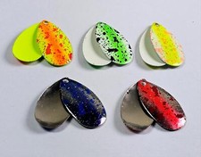 (Lot of 10) Kingfisher Indiana Spinner Blade #5 Designer Series Match The Hatch!