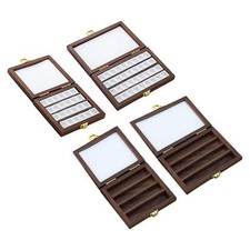 Handmade Wooden Watercolor Palette Travel Paint Tray Box for Watercolor