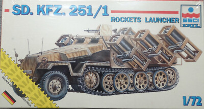 ERTL / ESCI    8344   1-72   Sd KFZ 251/1  LAUNCHER - Bausatz  - A 2