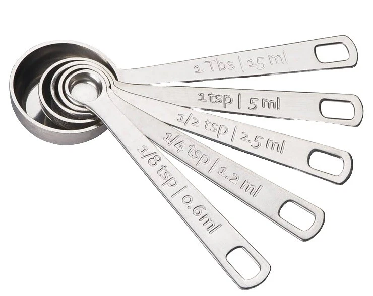 Le Creuset Stainless Steel Measuring Spoons - Nest Of 5 ( NEW)
Opens in a new window or tab