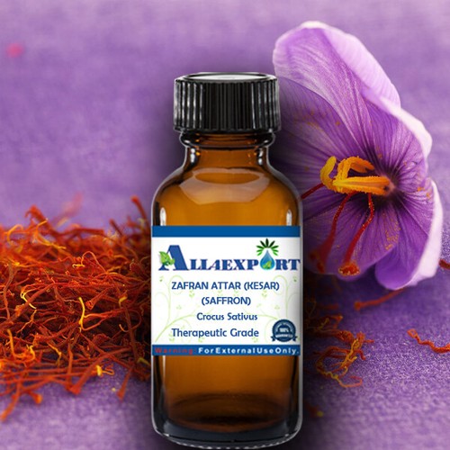 PURO ZAFRAN ATTAR (KESAR) (ZAFFERANO) Crocus Sativus ERBA NATURALE - Foto 29 di 30