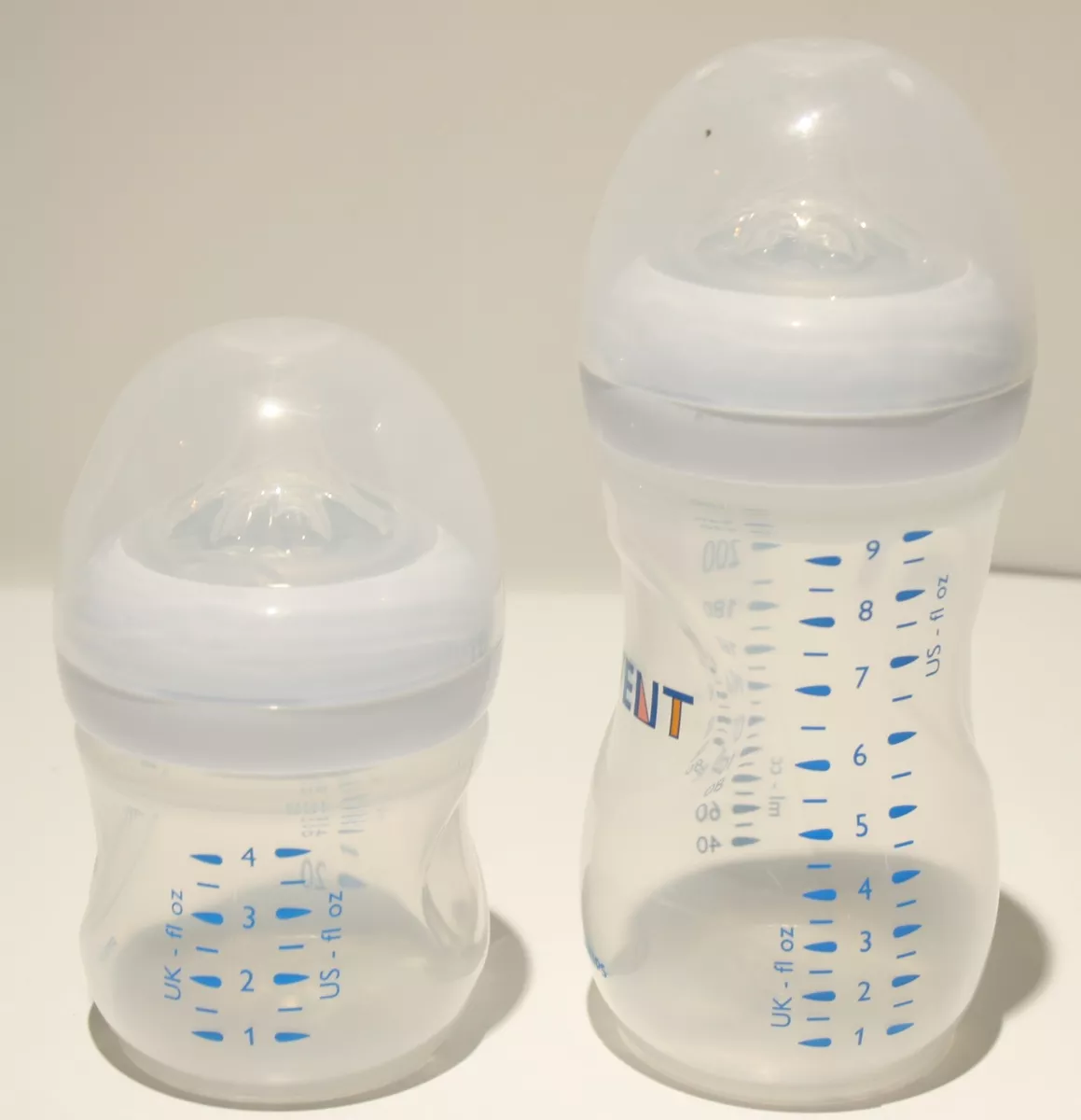 Philips Avent Natural Baby Bottle Set 4oz & 9oz 2pk *No Packaging*