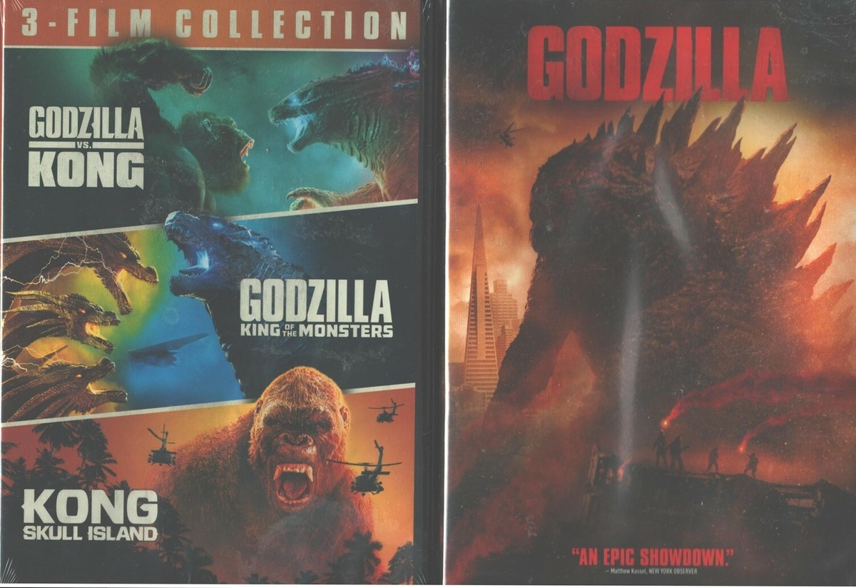 KING KONG VS GODZILLA: Skull Island-King of Monster-4 Last Titans Films-NEW  DVD