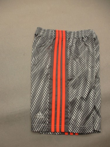 ADIDAS Size 7 Boys Gray Light Weight Stretch Waist Athletic Running Shorts 249 - Picture 4 of 6