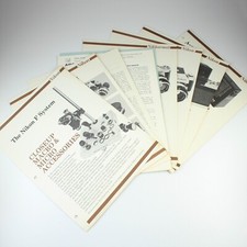 Lot of 15 Nikon F System - Camera and Lens and Accessories - Dealers Brochures