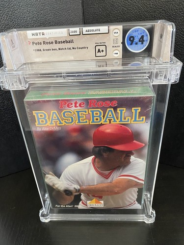 Sealed WATA 9.4 Pete Rose Baseball 1988 Atari 2600 7800 Graded Video Game Reds - Picture 5 of 12