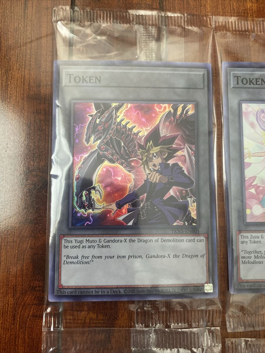 Yugioh Legacy of Destruction Token Lot of 4 Holo Rare Sealed Yugioh Legacy of Destruction Token Lot of 4 Holo Rare Sealed