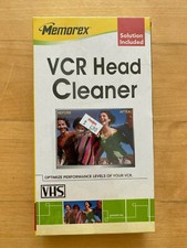 Memorex VHS/VCR Head Cleaner with Solution - NEW SEALED