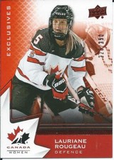 2020-21 Upper Deck Team Canada Juniors LAURIANE ROUGEAU #64 Exclusives 228/250
