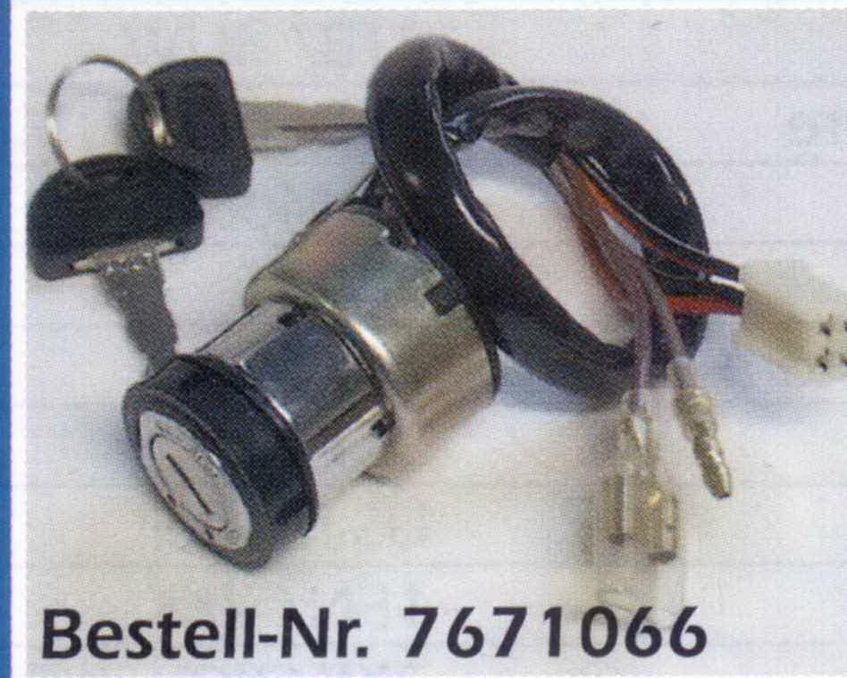 Contacteur à clé moto Suzuki GT 500 contacteur de démarrage Neiman 7671066 de rechange