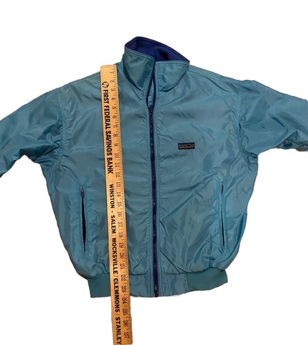 Vintage Patagonia Blue Fleece Lined Winter Ski Jacket Kids Unisex Size9/10 - Picture 5 of 7