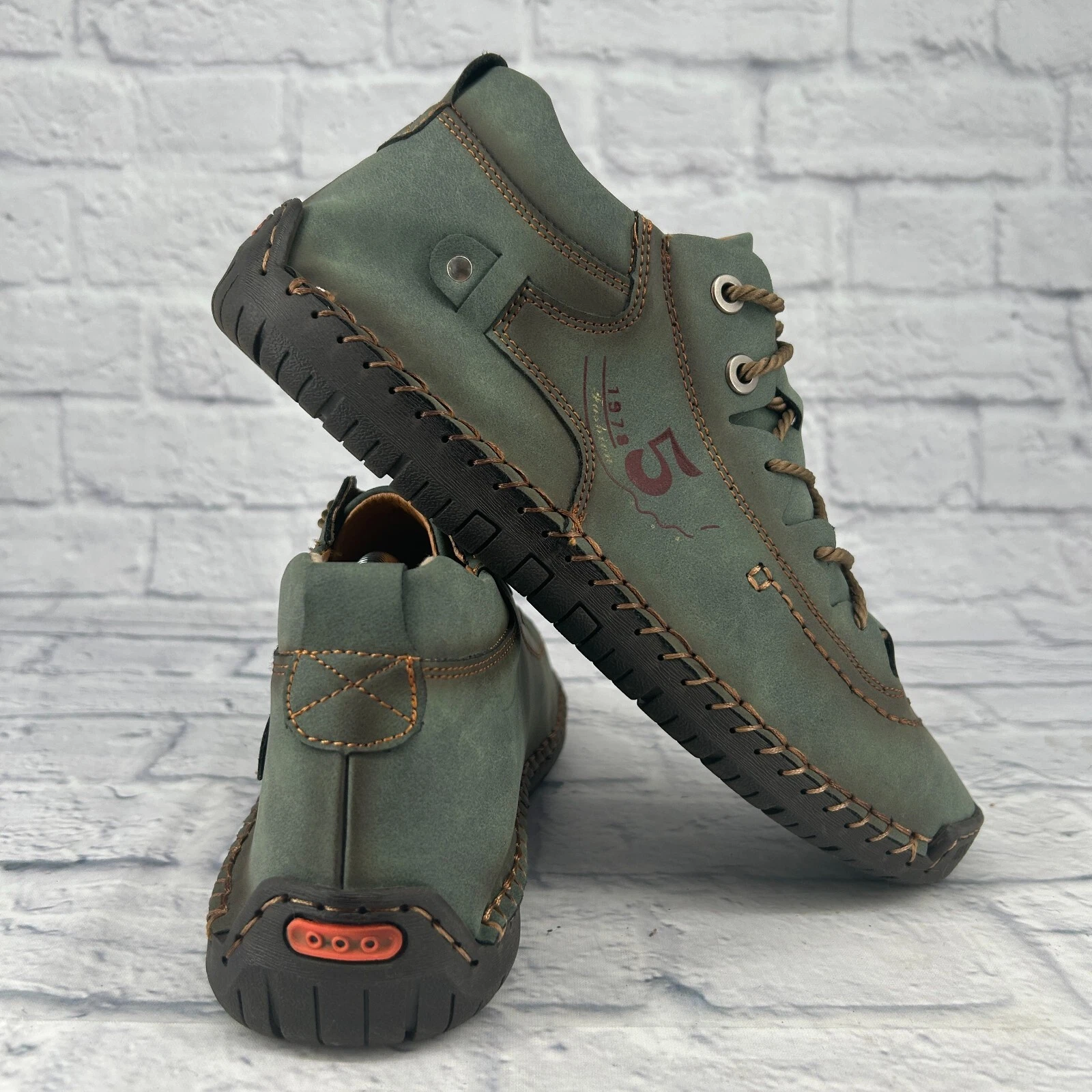 Chaussures de sport haut confort homme Fashion 5 1978 style européen vert olive 9,5 confort