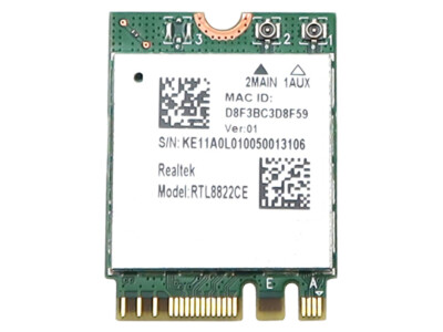 REALTEK RTL8822CE M.2 2230 WIFI 5 802.11AC BLUETOOTH 4.2 CARD