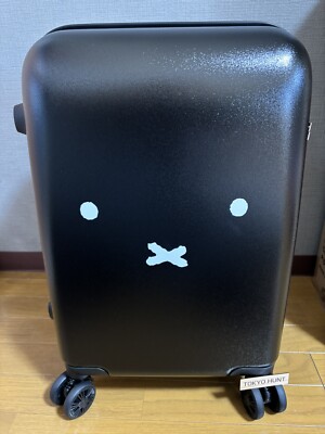 Miffy Face Suitcase Carry Case BLACK Color Version 30L 54 x 36 x