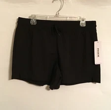 RBX Active Black Lightweight Activewear Shorts 4" Inseam Womens Size L MSRP $38