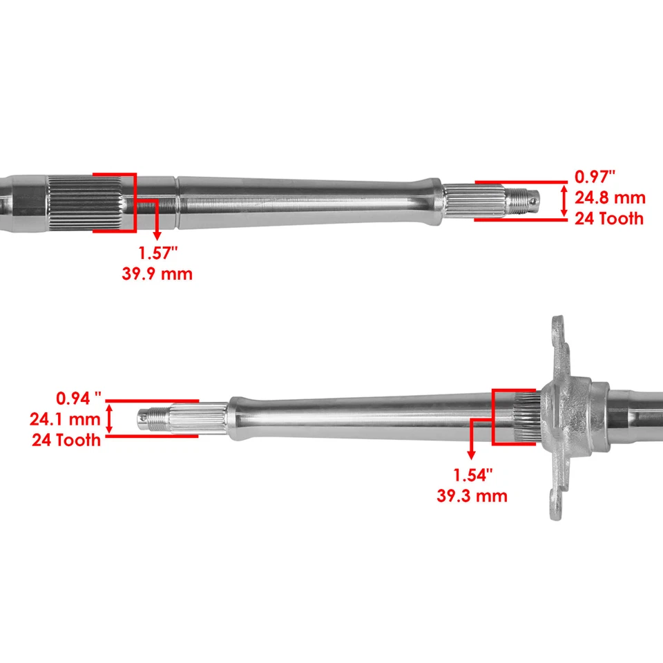 Eje trasero eje cubo rueda cojinete portador para Honda TRX400X TRX400 X 2009-2014 Foto 3 de 4