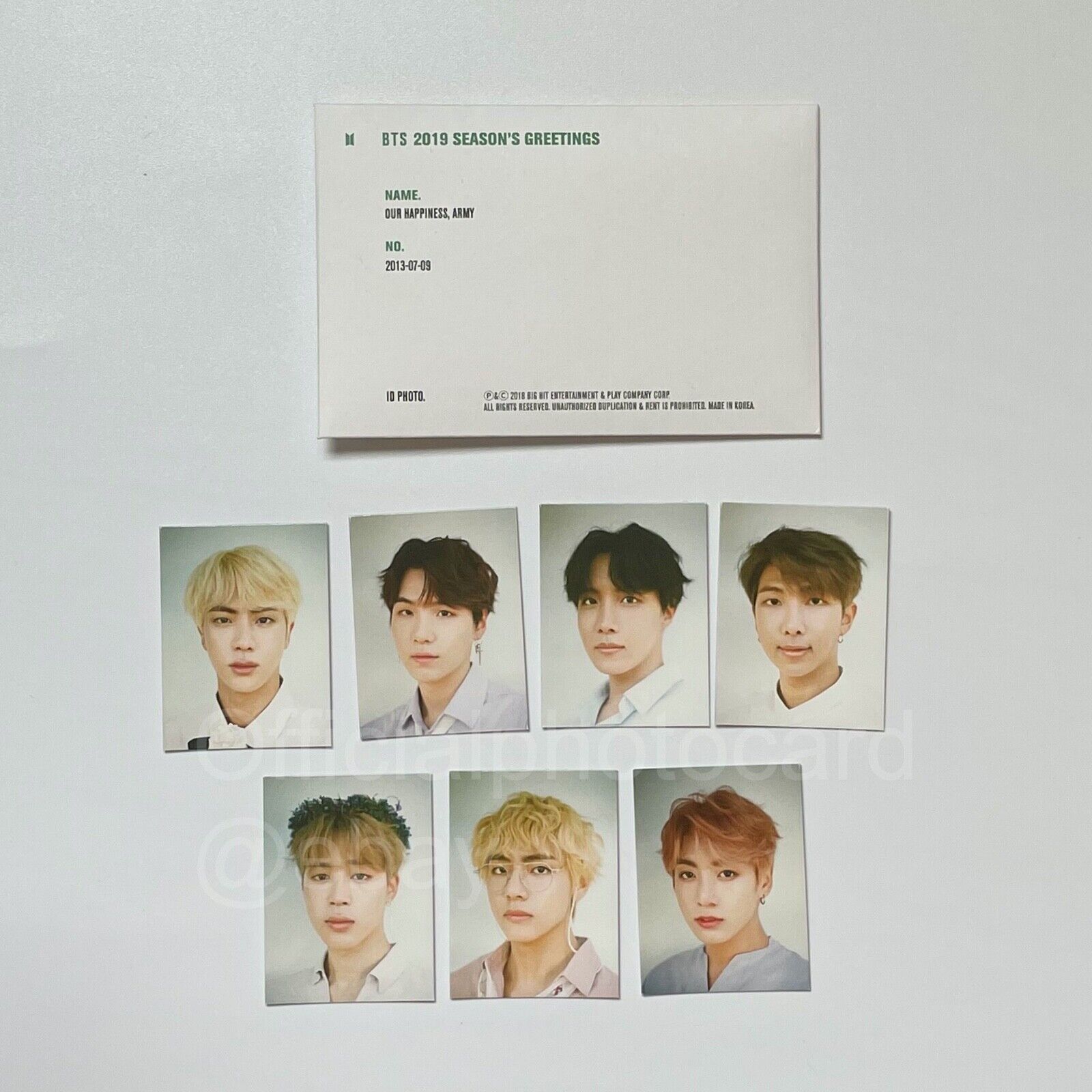 BTS 2019 SEASON'S GREETINGS