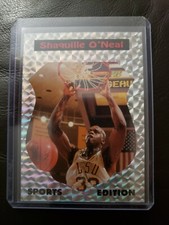 1992 Sports Edition Shaquille O'Neal Prism Promo Card! Rare! Dunk City!  Rookie!