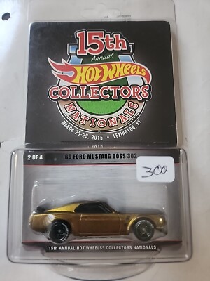 HOT WHEELS 15th Annual National 69 Ford Mustang Boss 302 Convention Exclusive