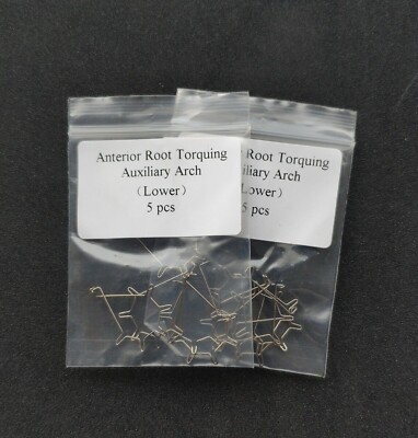 ✴arks✴ 25x Dental Orthodontic Anterior Root Torque Auxiliary Arch Lower