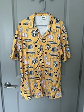 Pittsburgh Penguins Hawaiian Style Patterned Shirt SGA 3-28-24 Adult XL New RARE