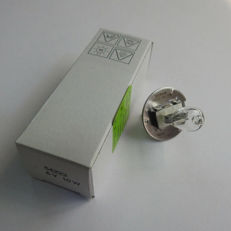 64222 OSRAM Bulb 6V10W Microscope Slit Lamp PG22 Instrument Light Bulb - Image 2 of 4