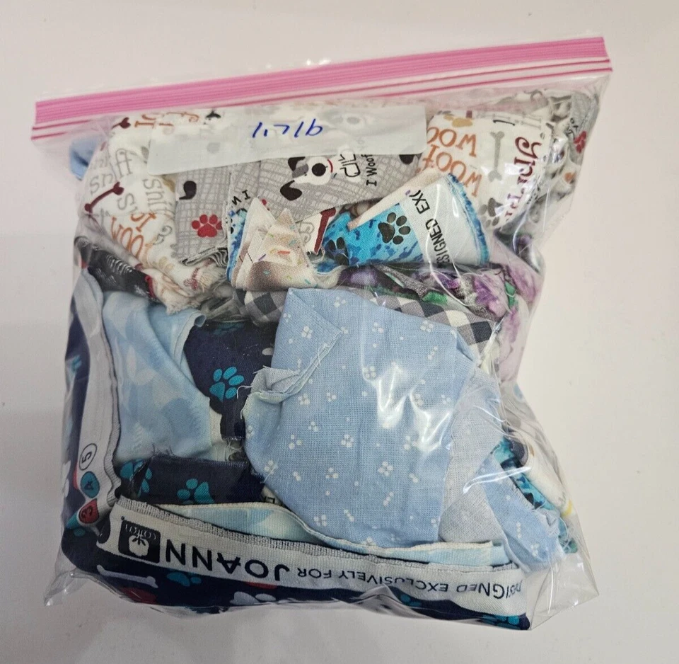 Fabric Scraps - 3.9 lb of Quilt Cotton - Image 2 of 2