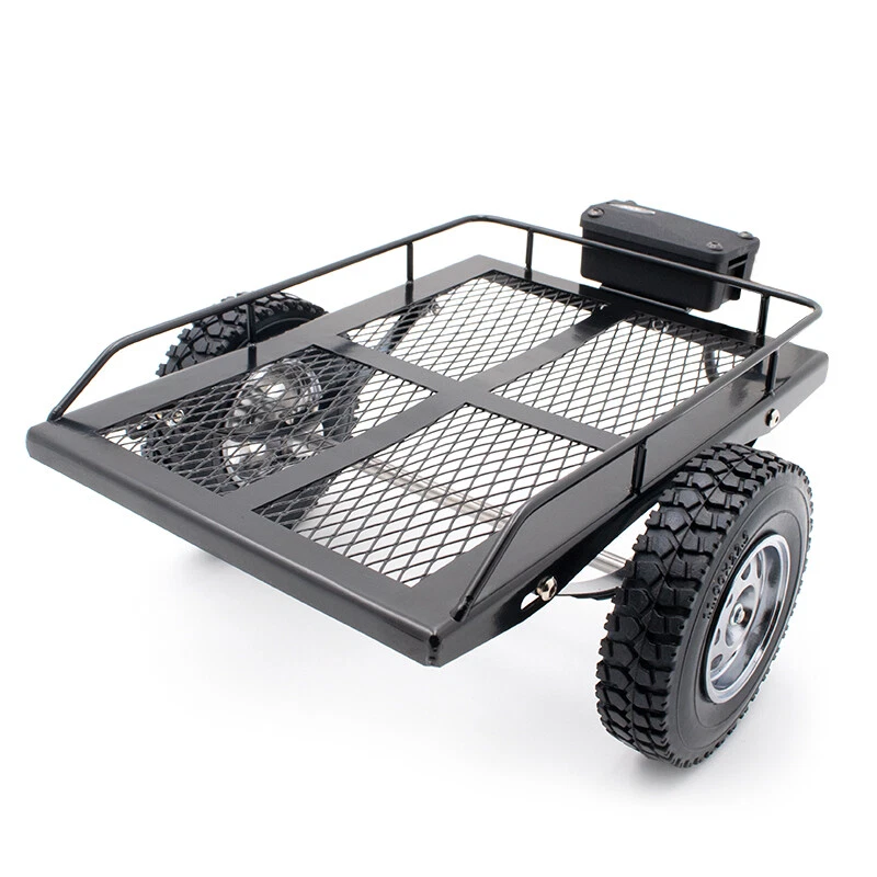 KYX 1/10 RC Crawler HD Single Axle Scale Trailer Small Trailer Truck Trailer - Image 3 of 4