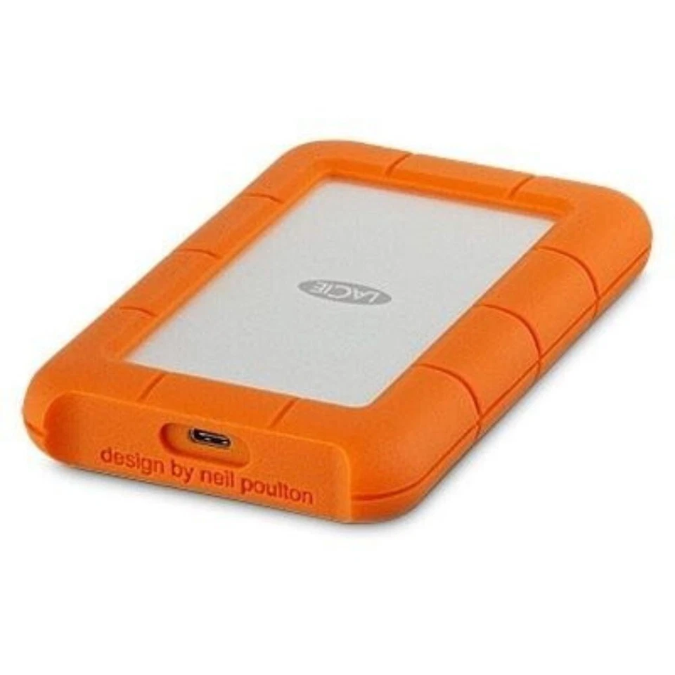 LaCie Rugged 4TB USB-C Portable Storage External Hard Drive, (STFR4000400-RC) - Image 3 of 3