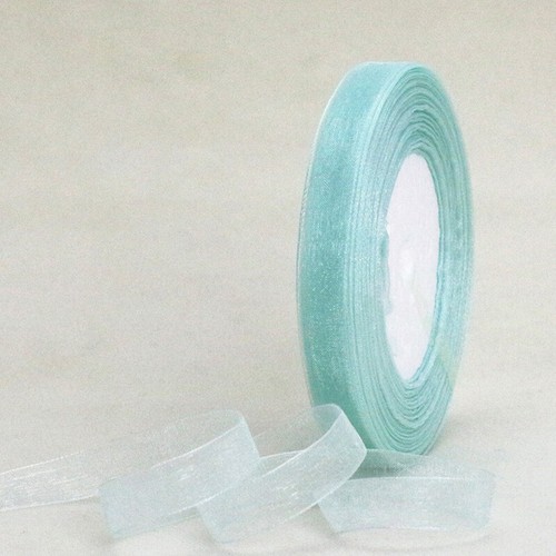 50 Yards 13mm Organza Sheer Applique Polyester Sewing Ribbon Sew Supplies DIY - Picture 22 of 23