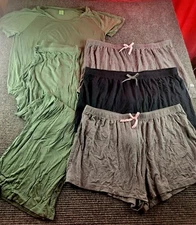 Honey Dew Green Pajama Set 3 Jane And Bleecker Pajama Shorts Nwot Sleepwear