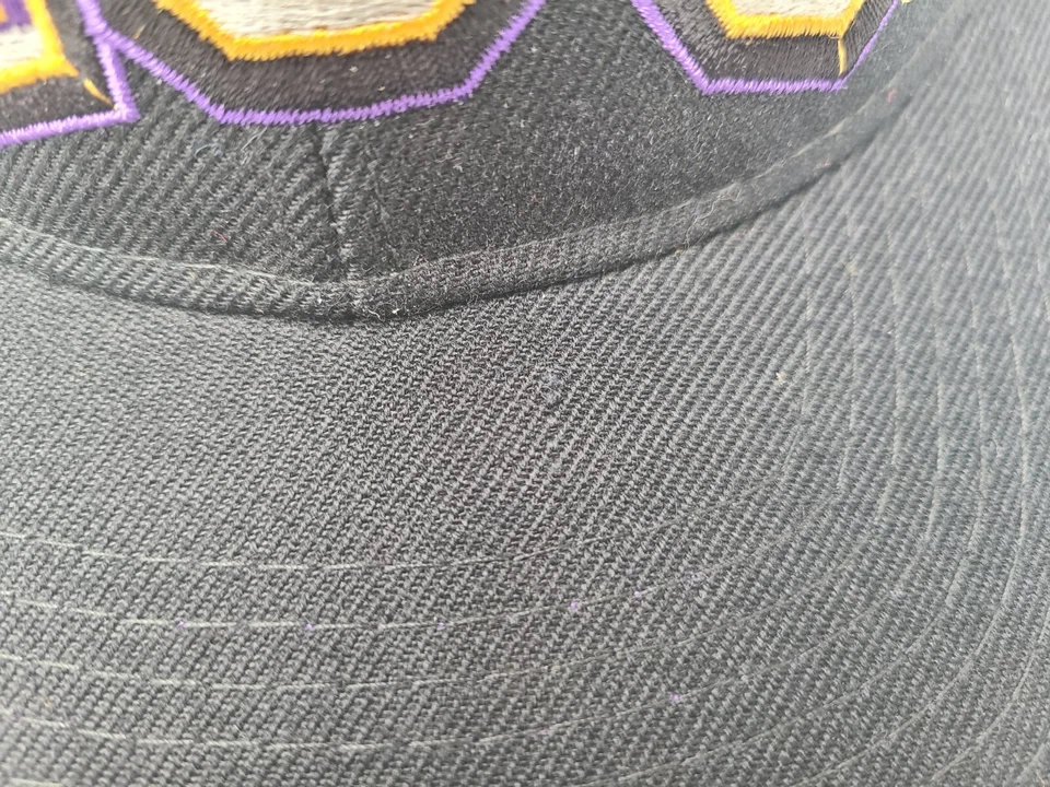 Vintage LSU Tigers Zephyr Graf-X Fitted 6 7/8 Hat Cap Wool Blend Men NCAA Black - Image 4 of 4