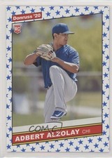 2020 Panini Donruss Retro 1986 Independence Day Adbert Alzolay (Base) #258 3l7