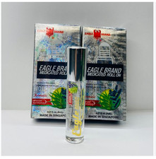 Eagle Brand Medicated Oil Roll On  0.27oz/ 8 ml Bottle Green & Aromatic EXP 2030