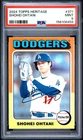 156106459 Shohei Ohtani 2024 Topps Heritage #371 PSA 9