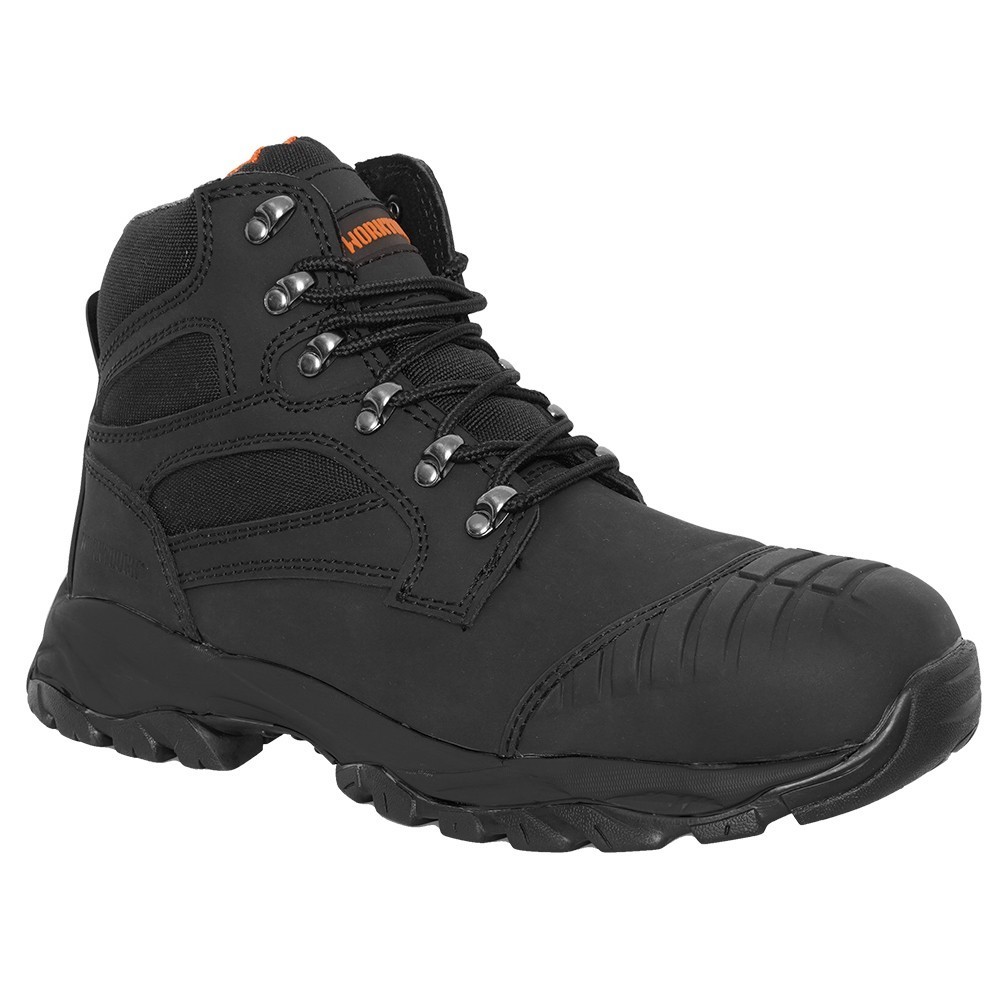 Mens Worktough Heeley Lace Up Safety Steel Toe/Midsole S1P Ankle Boot Size 6-13